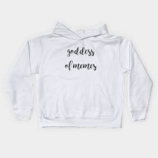 Goddess of memes Kids Hoodie